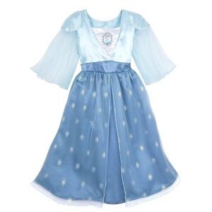 Disney Frozen Elsa dress costume princess gown Light Blue Princess Dress Sz 7/8